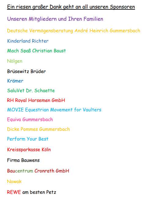 Sponsoren