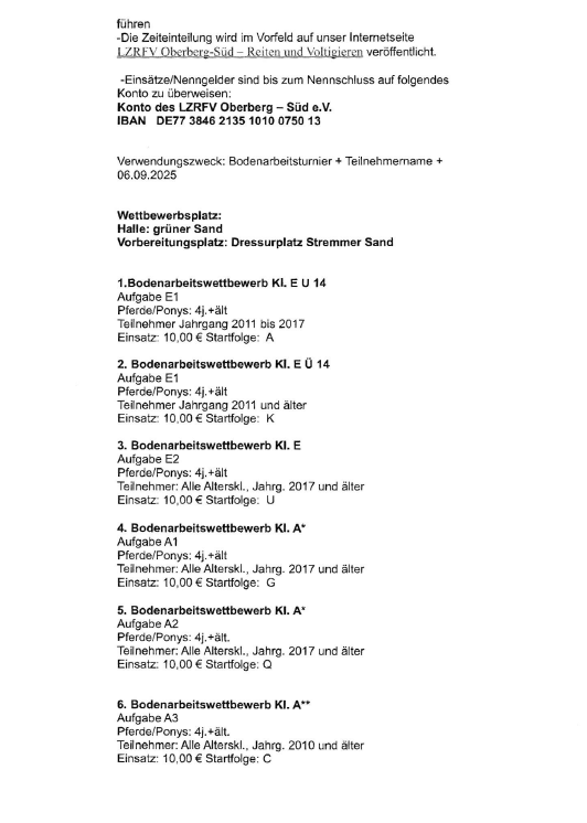 Ausschreibung Seite 2